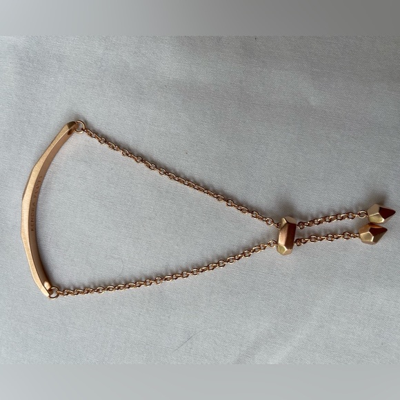 Kendra Scott Angela Adjustable Chain Bracelet in Rose Gold - Picture 4 of 4